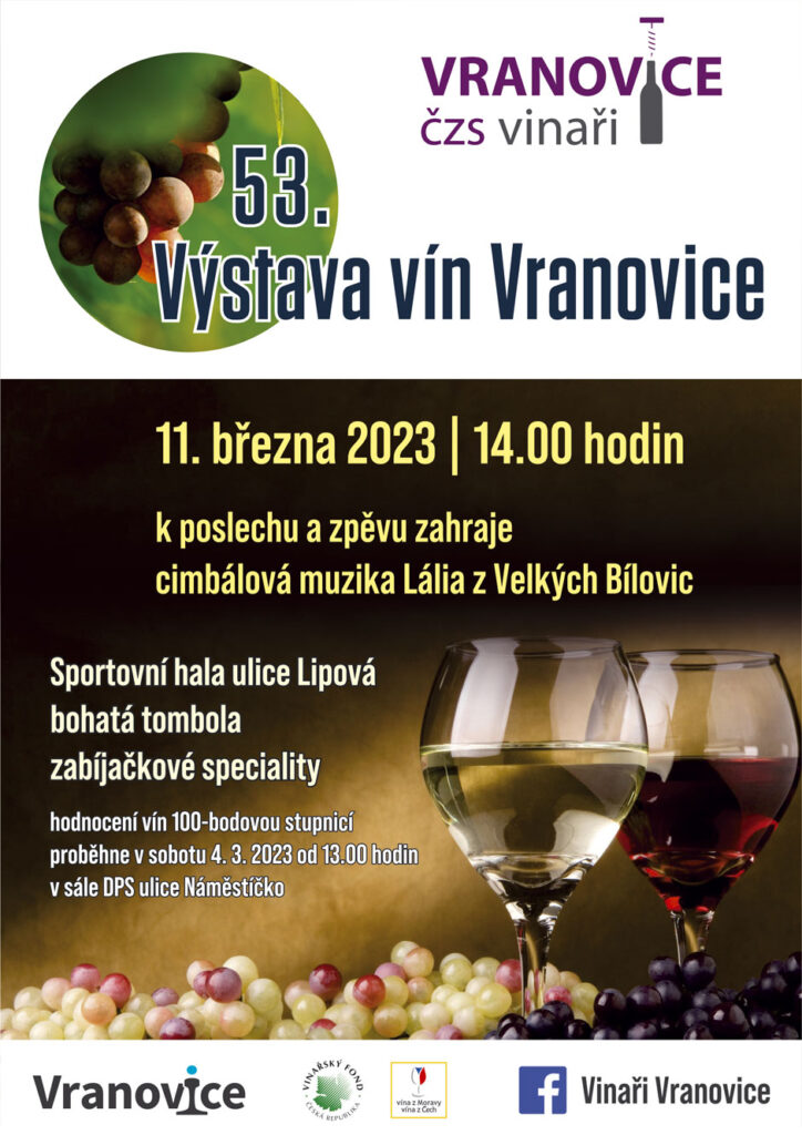 Vranovice VystavaVin 2023 plakat