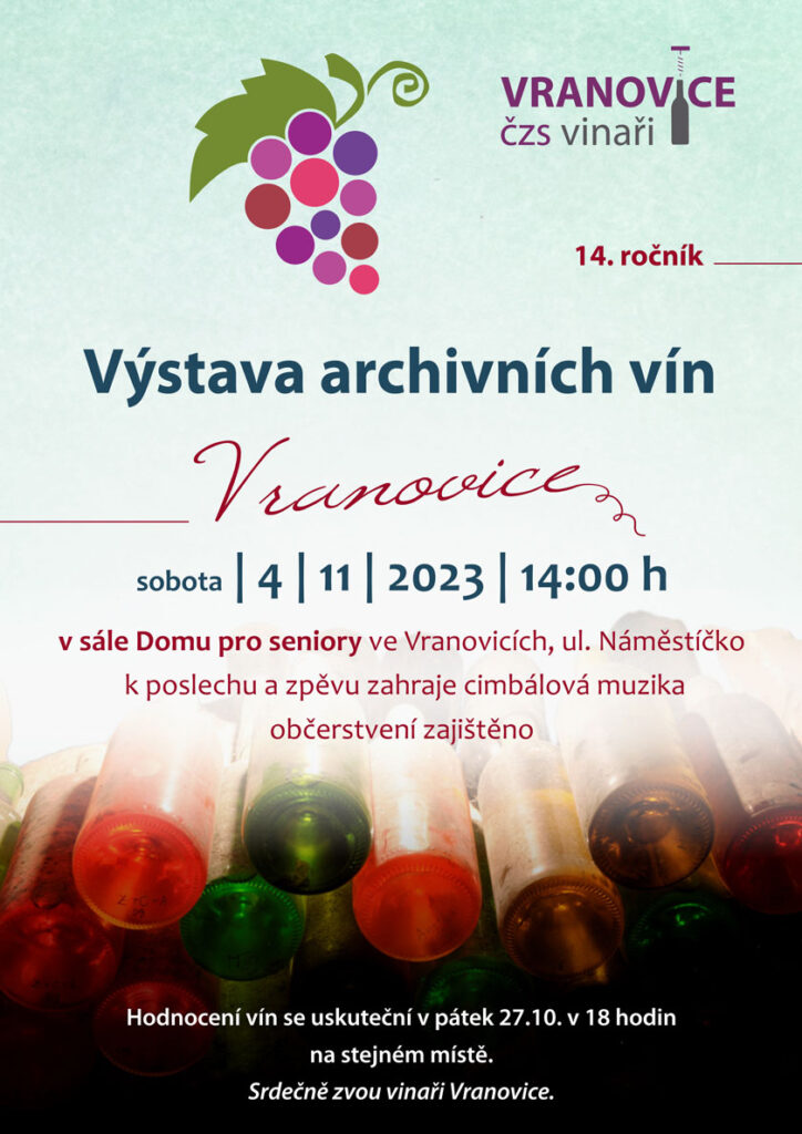 VystavaArchivnichVin Vranovice 2023