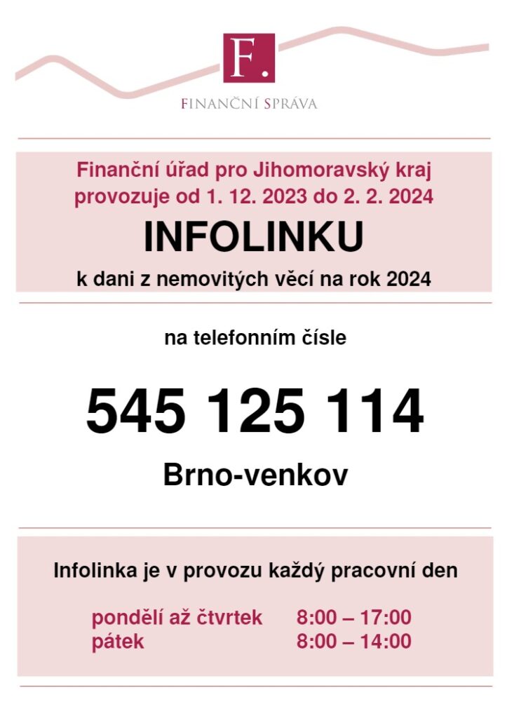 Letak infolinka DNV Brno venkov1